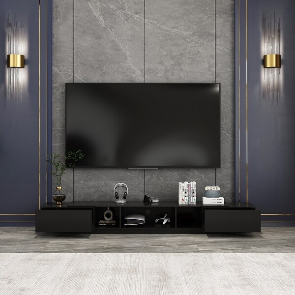 Modern TV Stand Universal Entertainment Center TV Cabinet 90 inch TV On Sale Bed Bath Beyond 38451363